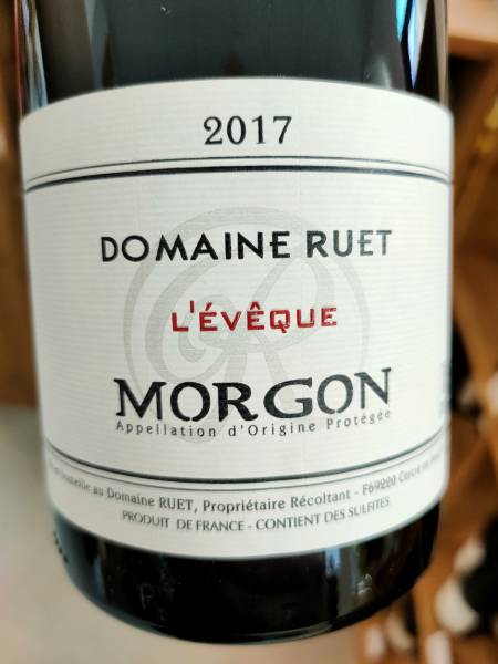 Le Morgon cuvée l'Evèque est disponible à Lyon 